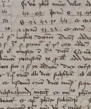 écriture latine, manuscrit