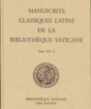 Les manuscrits classiques latins du Vatican