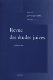 Revue des études juives Revue des études juives