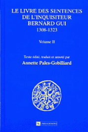 Le Livre des sentences de l’inquisiteur Bernard Gui (1308-1323)