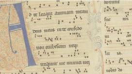 Iitiale, manuscrit
