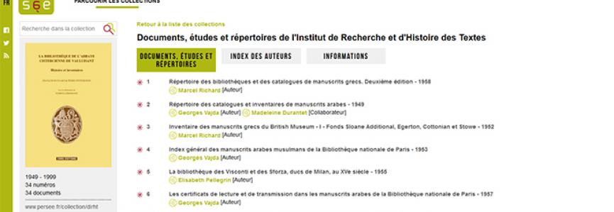 DER sur Persée Capture écran