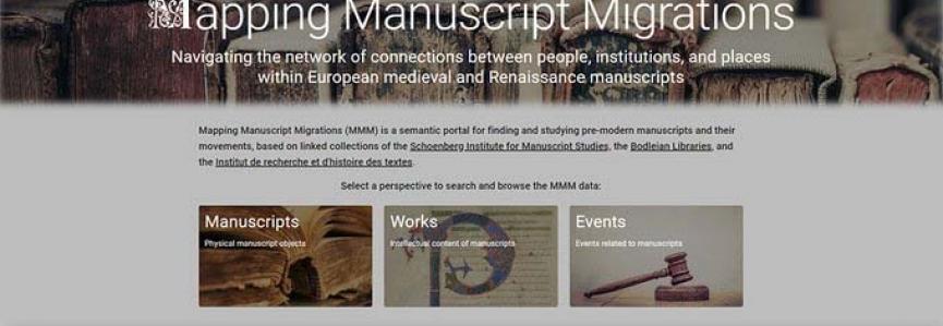 Mapping Manuscript Migrations